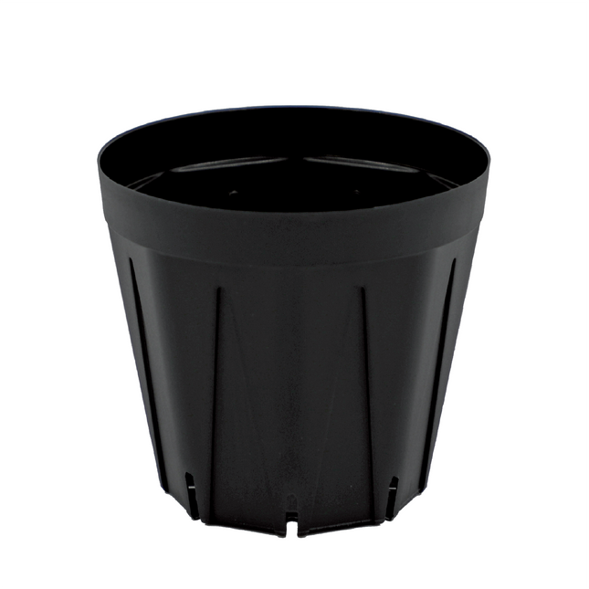 スリット鉢 CSM-120（4号） 黒 5個セット
